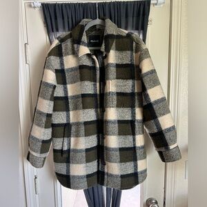 Madewell Belrose plaid shacket - NWT